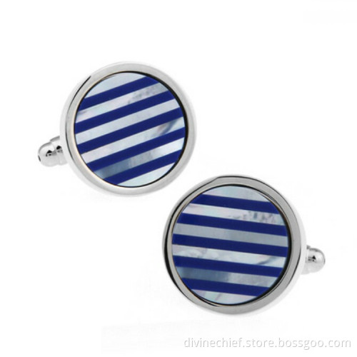 Make Custom Round Shape Cufflinks Wholesale Cufflinks For Mens Shirts
